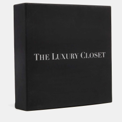 Pre Owned Bvlgari Tondo Sun 18K Yellow Gold & Stainless Steel Pendant Cord Necklace