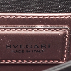 Bvlgari Pink Patent Leather Small Serpenti Forever Top Handle Bag