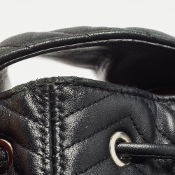Bvlgari Black Quilted Leather Exclusive Edition Serpenti Forever Backpack