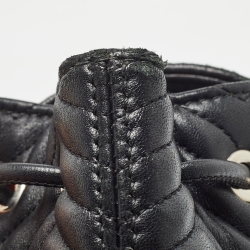 Bvlgari Black Quilted Leather Exclusive Edition Serpenti Forever Backpack