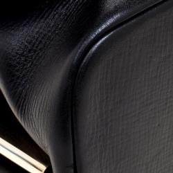 Bvlgari Blue/Black Leather Icona Shoulder Bag