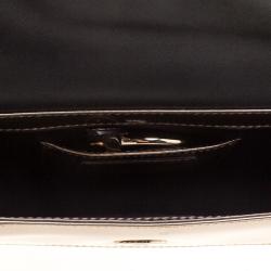 Bvlgari Metallic Bronze Patent Leather Serpenti Forever Shoulder Bag
