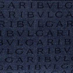مملوكة مسبقًا Bvlgari Blue Denim Monogram Canvas Shoulder Bag