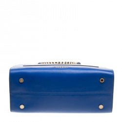 Bvlgari Blue Leather Medium Serpenti Tote