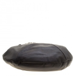 Bvlgari Black Leather Hobo