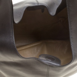 Bvlgari Black Leather Hobo