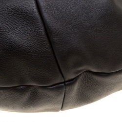 Bvlgari Black Leather Hobo
