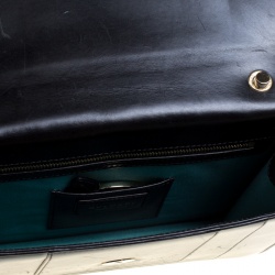 Bvlgari Black Leather Medium Serpenti Forever Shoulder Bag