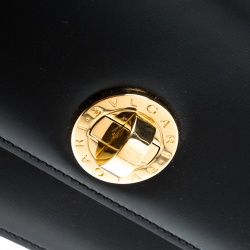 Bvlgari Black Leather Clutch Bag