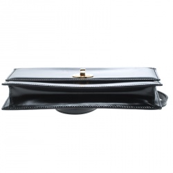 Bvlgari Black Leather Clutch Bag