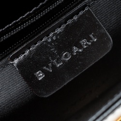 Bvlgari Black Leather Clutch Bag