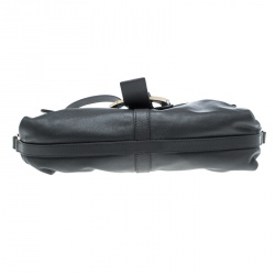 Pre Owned Bvlgari Grey Leather Chandra Shoulder Bag