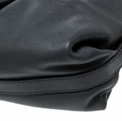 Pre Owned Bvlgari Grey Leather Chandra Shoulder Bag