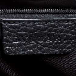 Pre Owned Bvlgari Pink/Black Canvas and Leather Tote