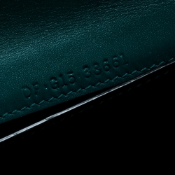 مملوكة مسبقًا حقيبة كتف بلغاري سيربينتي فوريفر جلد خضراء