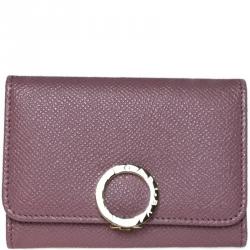Bvlgari Pink Leather Bvlgari Bvlgari Business Card Holder