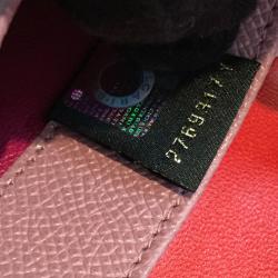 Bvlgari Pink Leather Bvlgari Bvlgari Business Card Holder