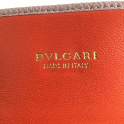 Bvlgari Pink Leather Bvlgari Bvlgari Business Card Holder