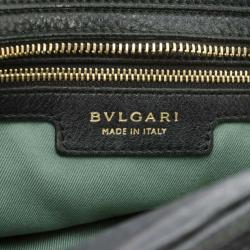 Pre Owned Bvlgari Bonton Black Chain Link Hobo
