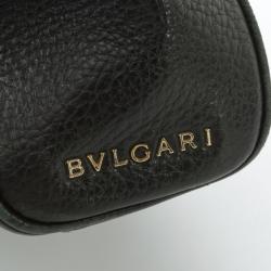 Pre Owned Bvlgari Bonton Black Chain Link Hobo