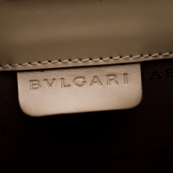 مملوكة مسبقًا Bvlgari Beige Leather Crossbody Bag