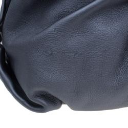 Bvlgari Grey Leather Medium Chandra Shoulder Bag