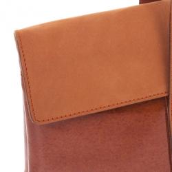 Pre Owned Bvlgari Suede &amp; Patent Leather Mini Shoulder Bag