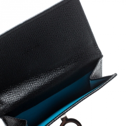 Bvlgari Black Leather Bifold Wallet