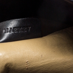 Pre Owned Bvlgari Black Leather Twistino Tina Tote