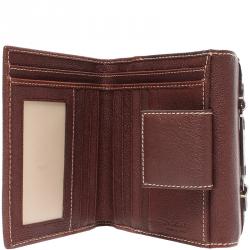 Bvlgari Dark Brown Leather Bi-fold Wallet