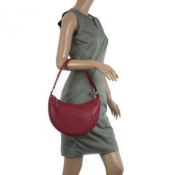 Pre Owned Bvlgari Leather Small Mathlida Shoulder Bag