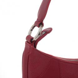 Pre Owned Bvlgari Leather Small Mathlida Shoulder Bag