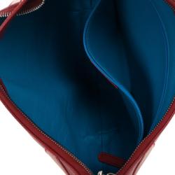 Pre Owned Bvlgari Leather Small Mathlida Shoulder Bag