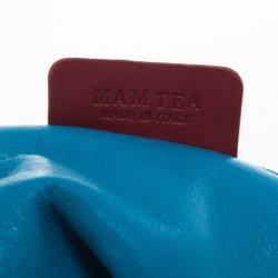 Pre Owned Bvlgari Leather Small Mathlida Shoulder Bag