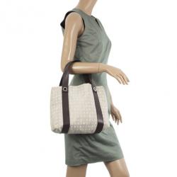 Pre Owned Bvlgari Logo Small Tote Bag