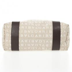 Pre Owned Bvlgari Logo Small Tote Bag