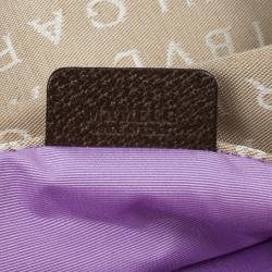 Pre Owned Bvlgari Logo Small Tote Bag