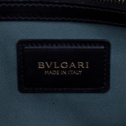 Pre Owned Bvlgari Black Leather Serpenti Shoulder Bag