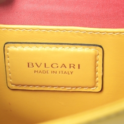 Bvlgari Yellow Leather Small Serpenti Forever Shoulder Bag