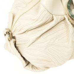 Bvlgari Beige Leather Chandra Hobo
