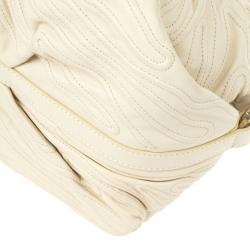 Bvlgari Beige Leather Chandra Hobo