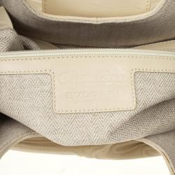 Bvlgari Beige Leather Chandra Hobo