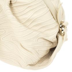 Bvlgari Beige Leather Chandra Hobo
