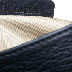 Bvlgari Black Leather Sotirio Motif Tote