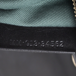 Bvlgari Black Leather Large Serpenti Forever Shoulder Bag