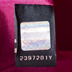 مملوكة مسبقًا حقيبة كتف بلغاري غطاء قلاب بلاستيك وجلد سوداء/ بنفسجية