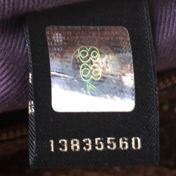 Bvlgari Brown Lizard Medium Bonton Bag