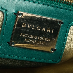 Bvlgari Green Quilted Scaglie Leather Medium Serpenti Forever Shoulder Bag