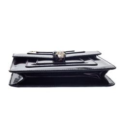 Bvlgari Plum Patent Leather Small Serpenti Forever Shoulder Bag