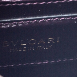 Bvlgari Plum Patent Leather Small Serpenti Forever Shoulder Bag